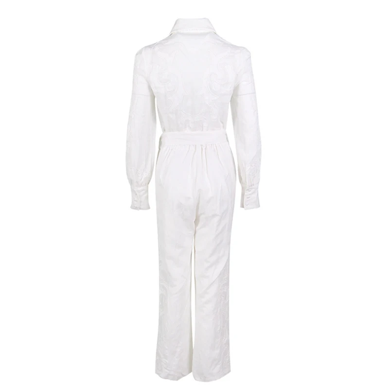 HIGH STREET новинка 2020 Стильный дизайнерский подиумный комбинезон женский с длинным