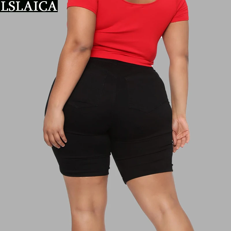 

Black Hole Clothing Personalized New Arrival Denim Shorts Women Fashion Skinny Casual Plus Size Pantalones Cortos De Mujer