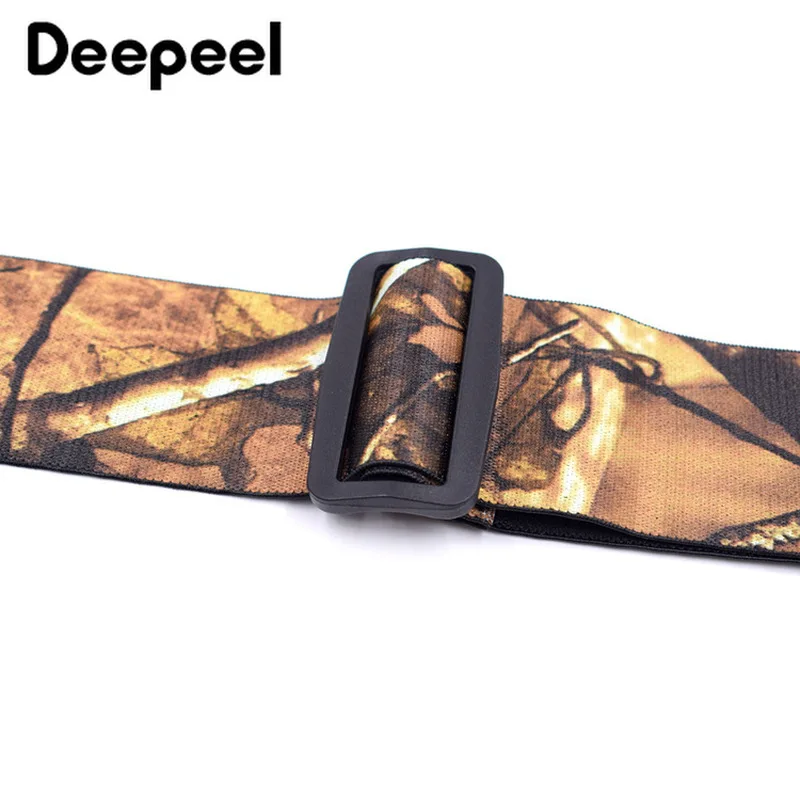 Deepeel 1 шт. 5*120 см мужские камуфляжные подтяжки с 4 клипсами винтажные уличные