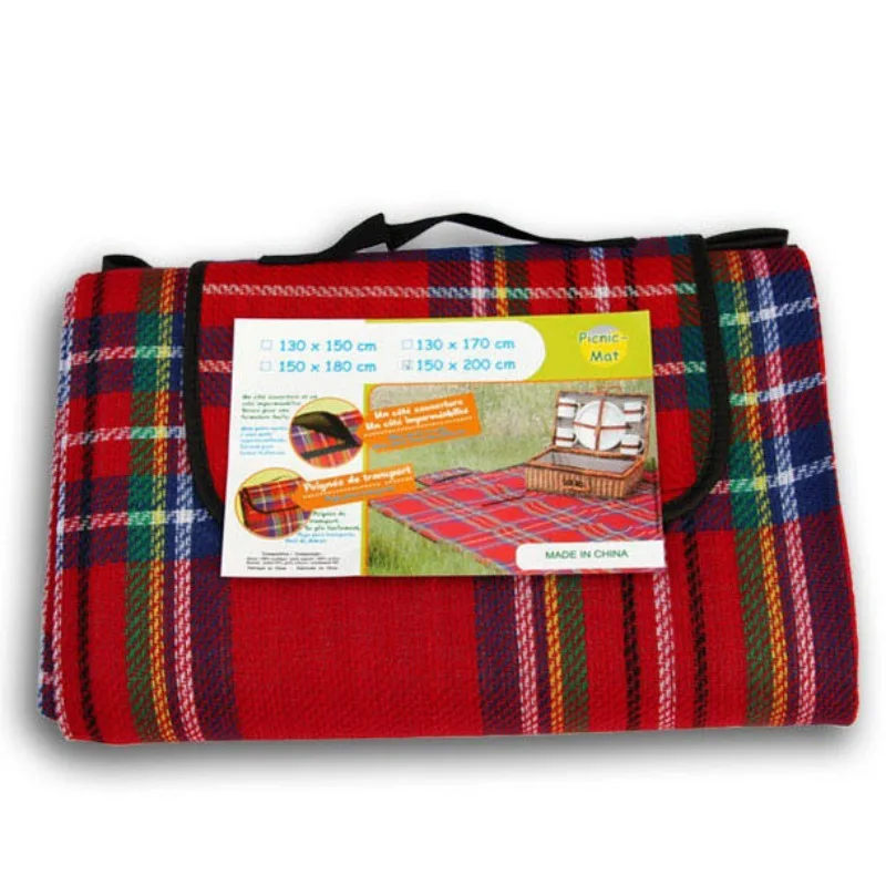 Camping Mat Waterproof Briefcase Folding Portable Outdoor Shape Moisture-proof Picnic Water Resistant Pad Blanket | Спорт и