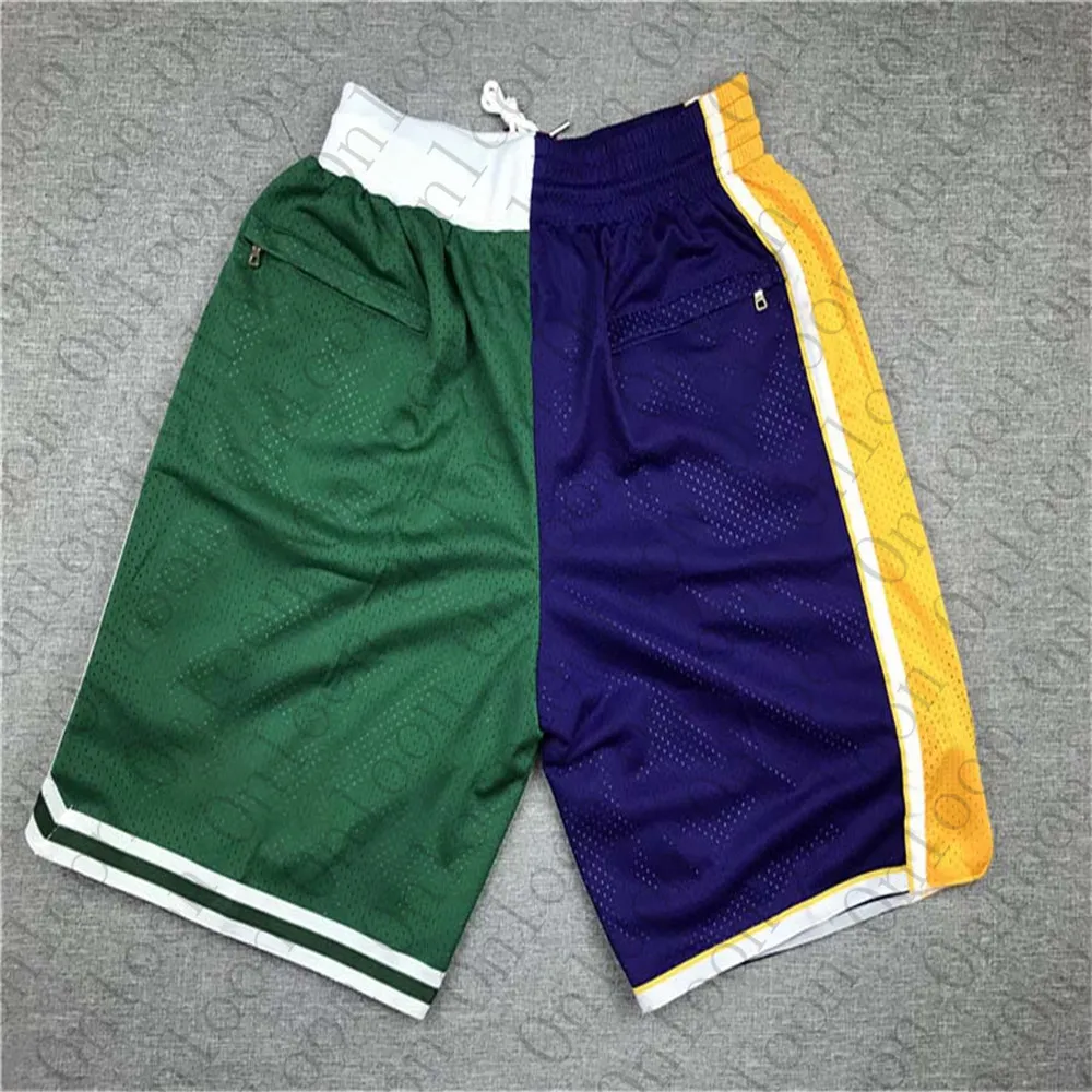 

Free 2021 Men's America Basketball Los Angeles Shorts For Sports Shorts split Ball Shorts