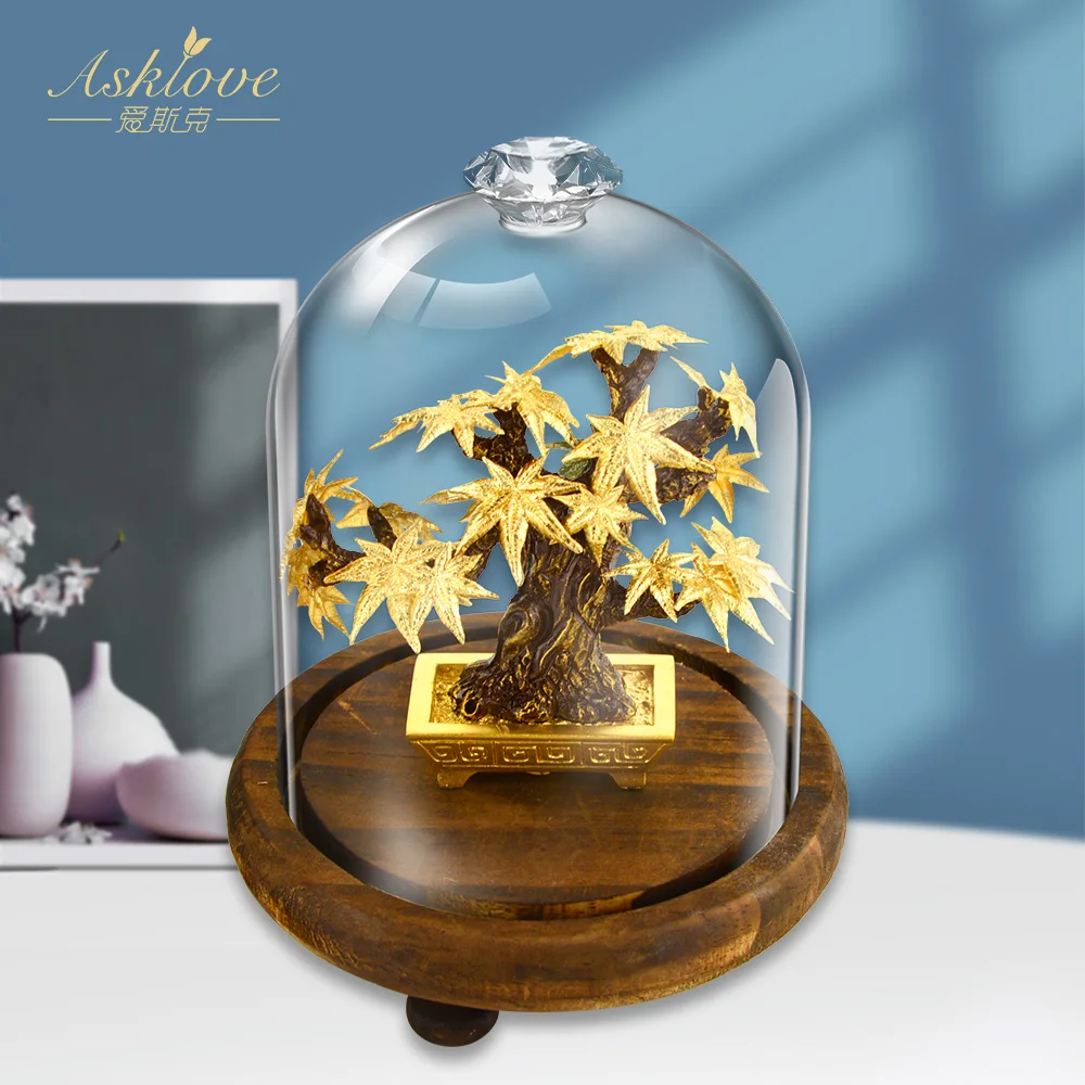 Украшение из кленового дерева бонсай фэн-шуй счастливое украшение для богатства