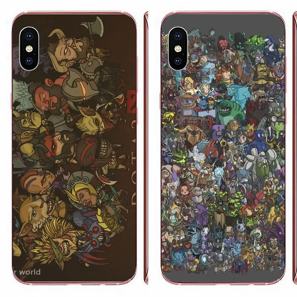 Защитный чехол для телефона Sony Xperia Z Z1 Z2 Z3 Z4 Z5 compact Mini M2 M4 M5 T3 E3 E5 XA XA1 XZ Premium Game Dota 2 Collage