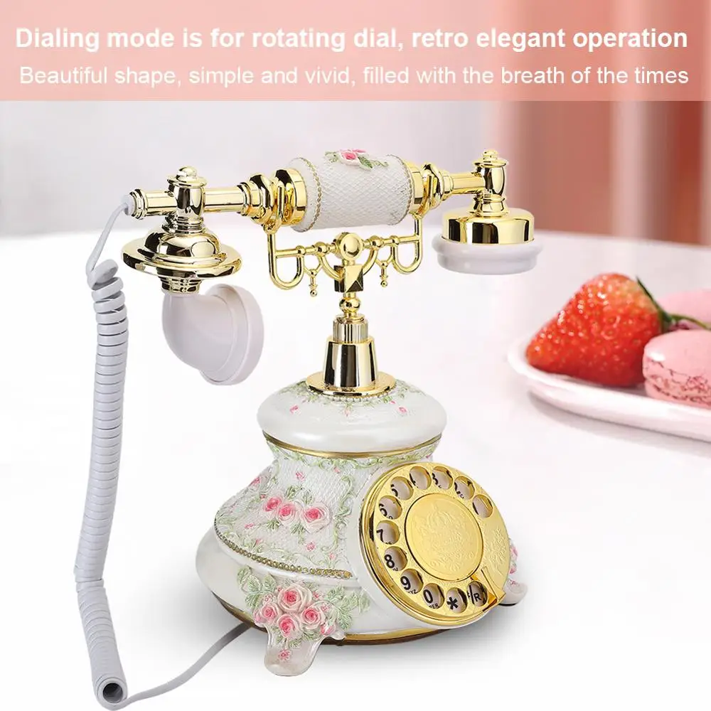 Старинные телефоны с вращающимся циферблатом ретро-телефон в деревенском стиле