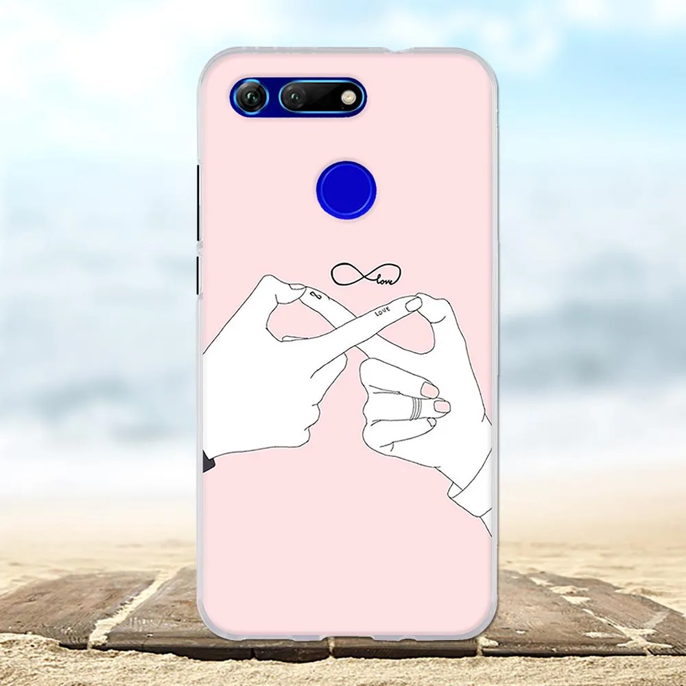 Для Huawei Honor View 20 Ультратонкий Мягкий ТПУ силиконовый чехол для с мультяшным