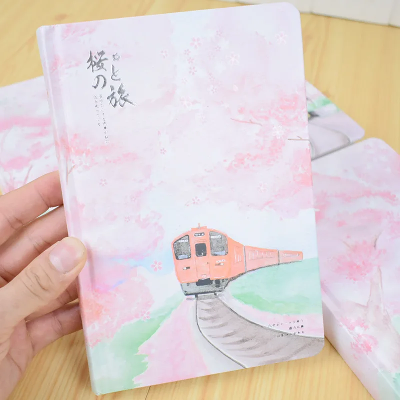 

Sakura записная книжка для девочек цветная внутренняя страница планер diy Дневник Журнал канцелярские принадлежности scool милые офисные принадлежности