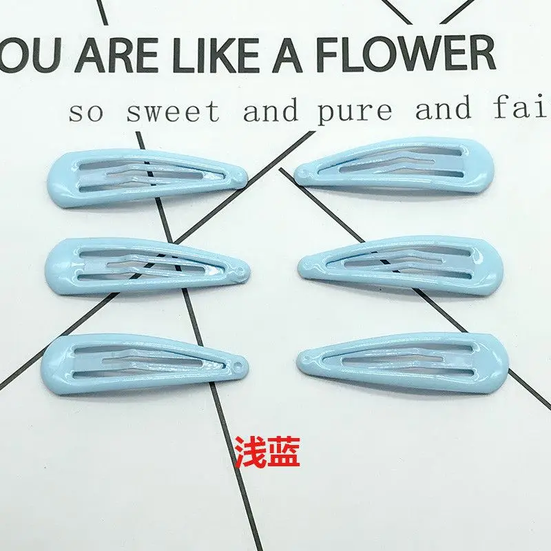 

Cute Color Children's Hairpin Simple Alloy Edge Clip Girl's Bangs Hairpin Nice Gifts