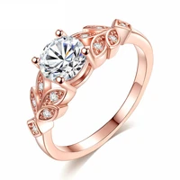 shiny romantic engagement rings teendy zircon rings for women luxury party wedding jewelry ring classic eternlry fine european