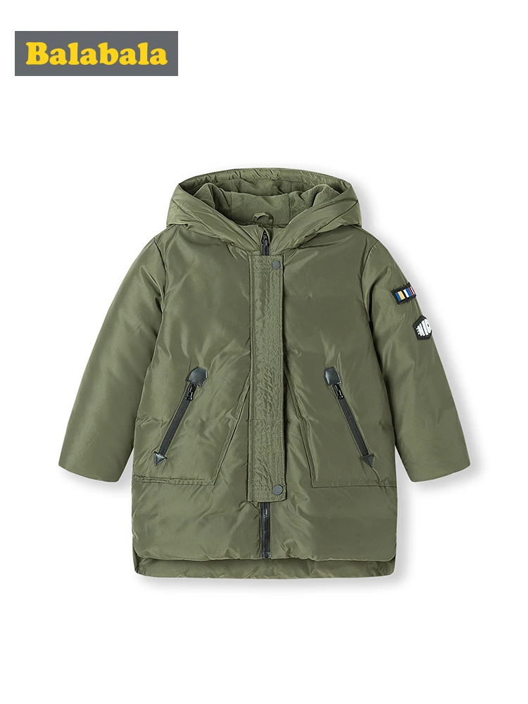Пуховик для мальчиков детская одежда осень и зима 2019 новинка Детская плотная