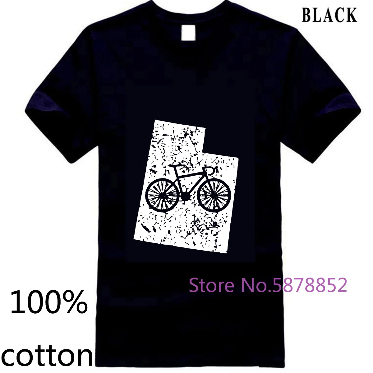 Милые уникальный и Винтаж Юта циклах Мужская футболка Топы И Футболки Для