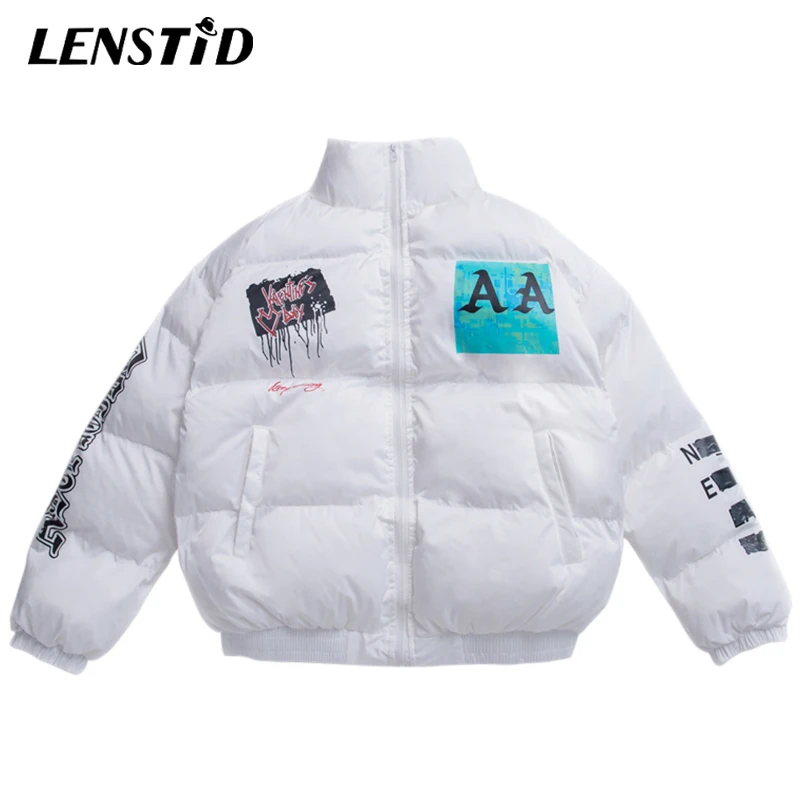 LENSTID 2019 хип-хоп готический стиль надпись граффити принт уличная одежда мужская