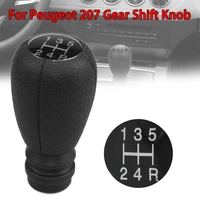 5 speed car manual gear shift knob sleeve adapter lever for peugeot 207 citroen saxo xsara xantia c2 c3 c4 auto accessories