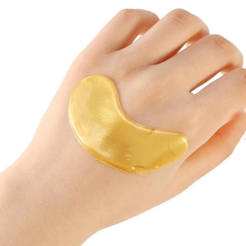 

1 Pair Crystal Collagen Gold Eye Mask Anti-Aging Dark Cosmetics Care Circles Skin Acne Patches Korean For Eye Beauty U0Z8