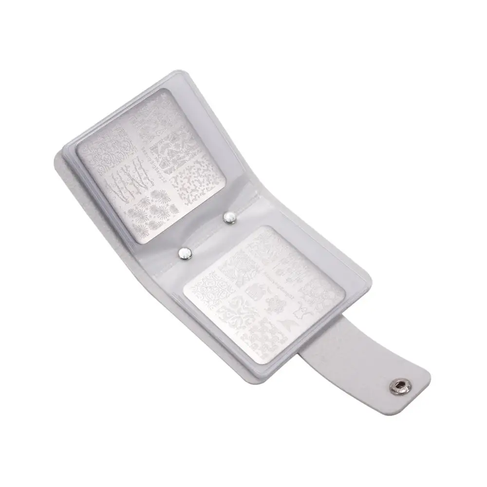 Набор для стемпинга ногтей 10 шт./компл. 5 пластин квадратная пластина чехол