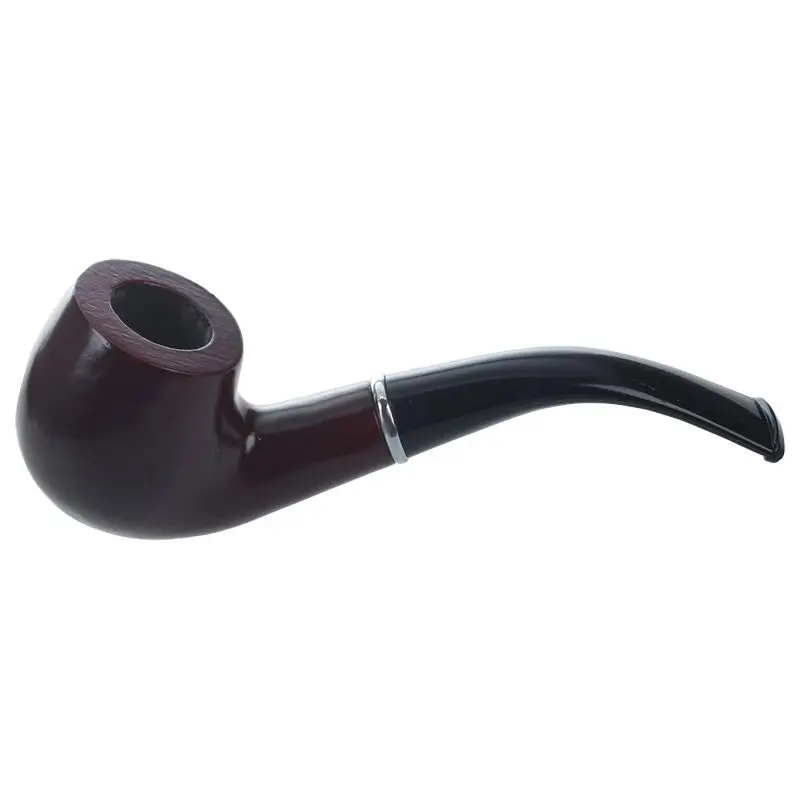 Деревянная трубка для курения табака + подставка|Аксессуары сигарет| |