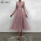 Длинное вечернее платье с бисером, сексуальное платье с высоким разрезом для вечевечерние НКИ и выпускного вечера, женское платье на одно плечо с открытой спиной, вечернее платье