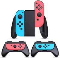 mooroer gaming grip handle compatible with nintendo switch joy con updated version 3 pack handle case kit