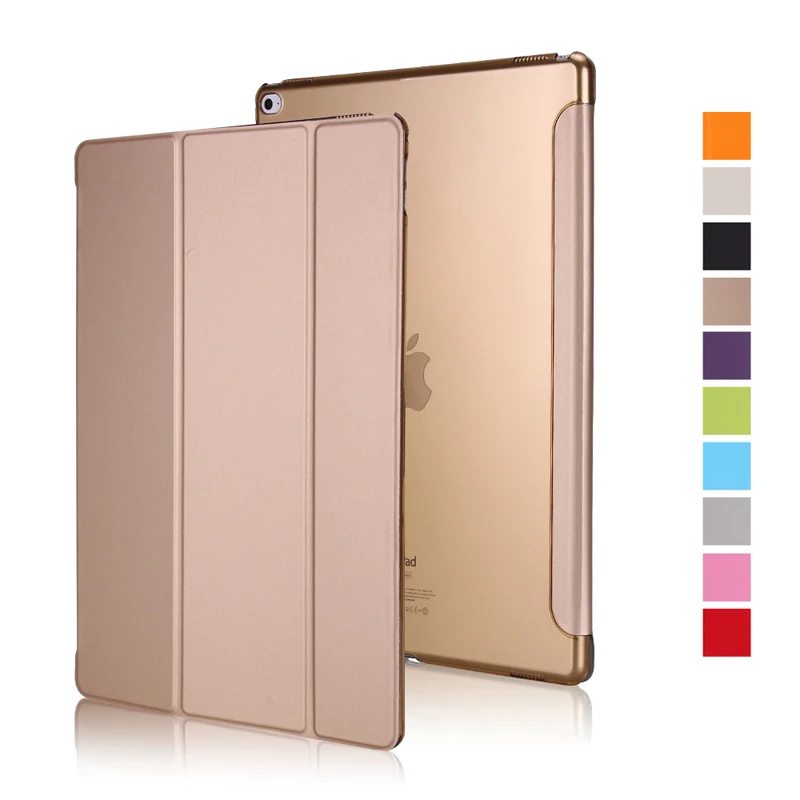 Для iPad mini5 Магнитный кожаный чехол прозрачный задняя крышка флип чехол тонкий стенд смарт-чехол для Apple iPad mini4 8 дюймов
