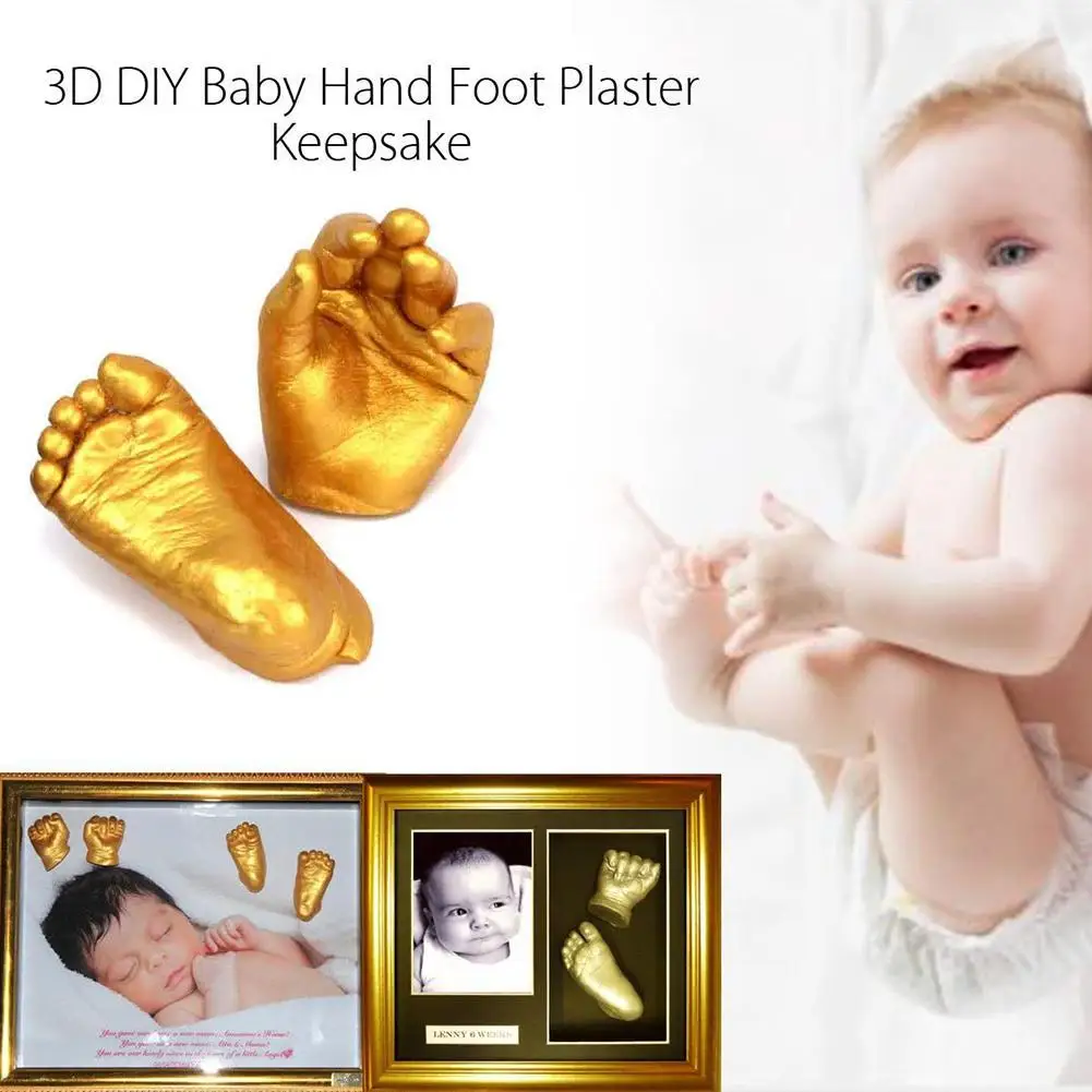Diy Plaster Mold 3d Hand Foot Print For Baby Souvenir Casting Kit Couples Wedding Holding Home Decor | Мать и ребенок