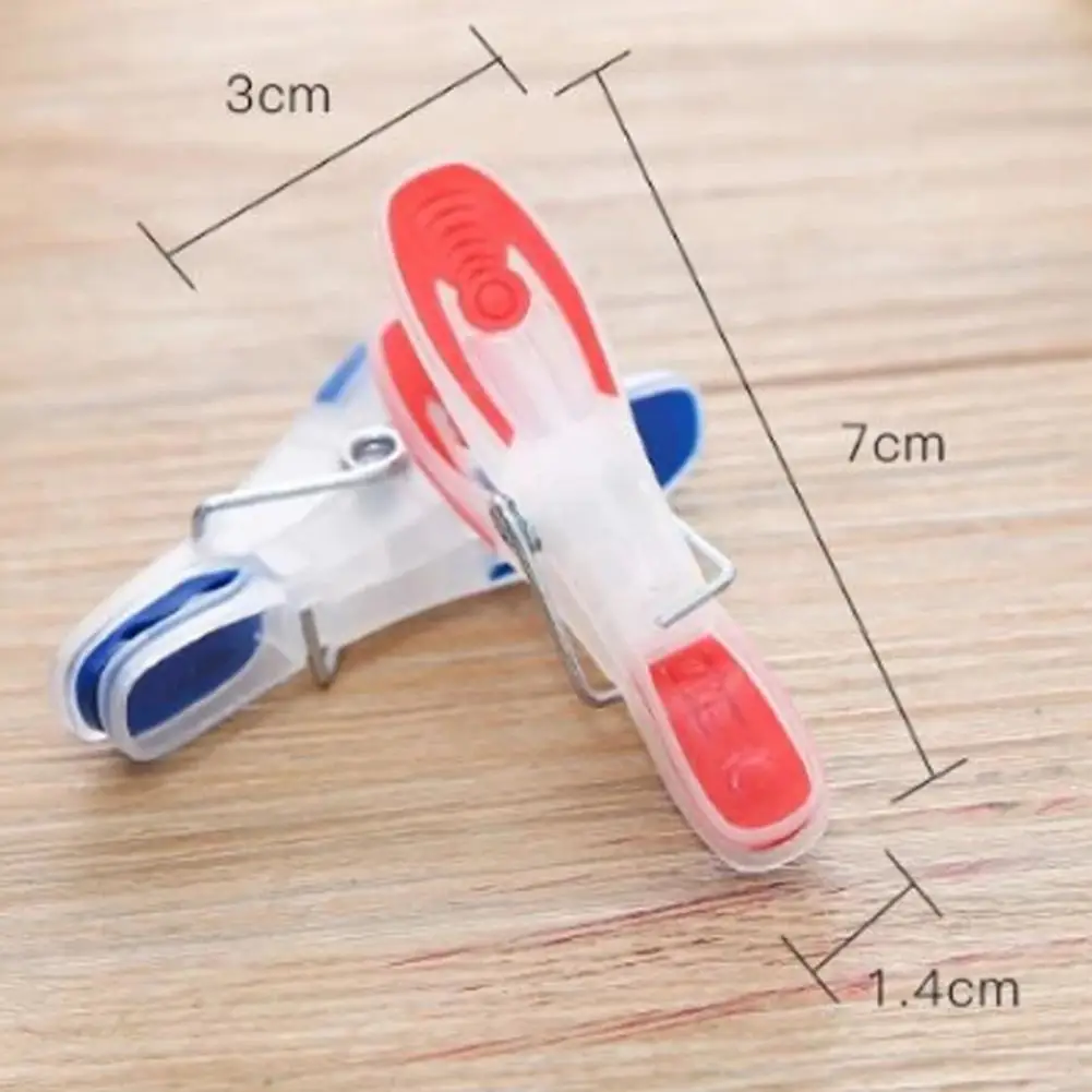 

Household Two-color Plastic Non-slip Windproof Laundry Clip Photo Clip And Underwear Socks Clip