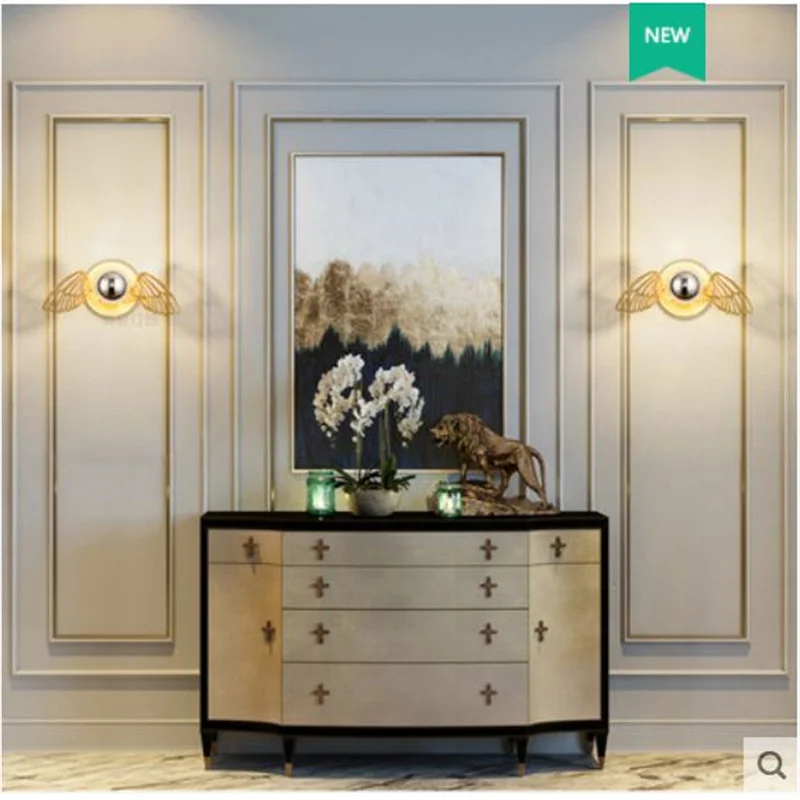 Настенный светильник в стиле постмодерн лампа американском для гостиной