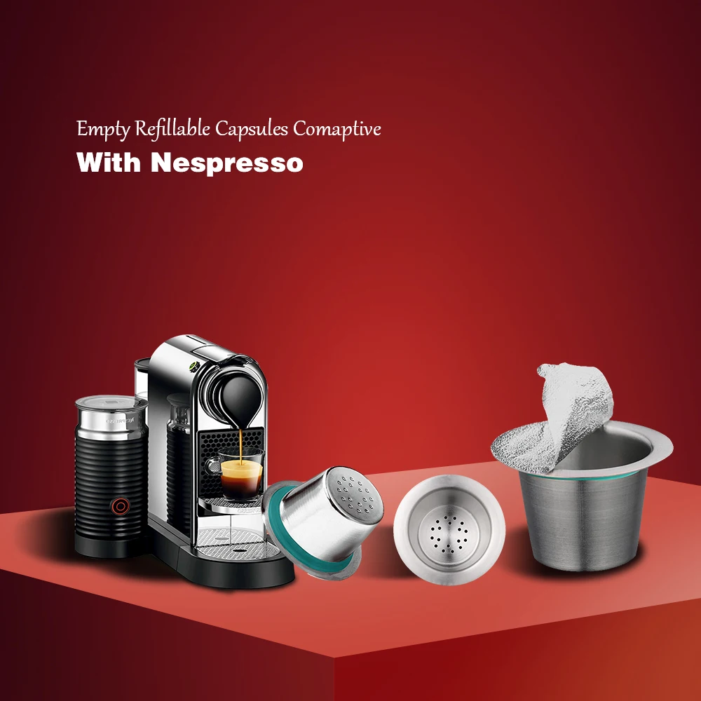 Многоразовые кофейные капсулы Nespresso из нержавеющей стали 24 шт.|Кофейные наборы| |