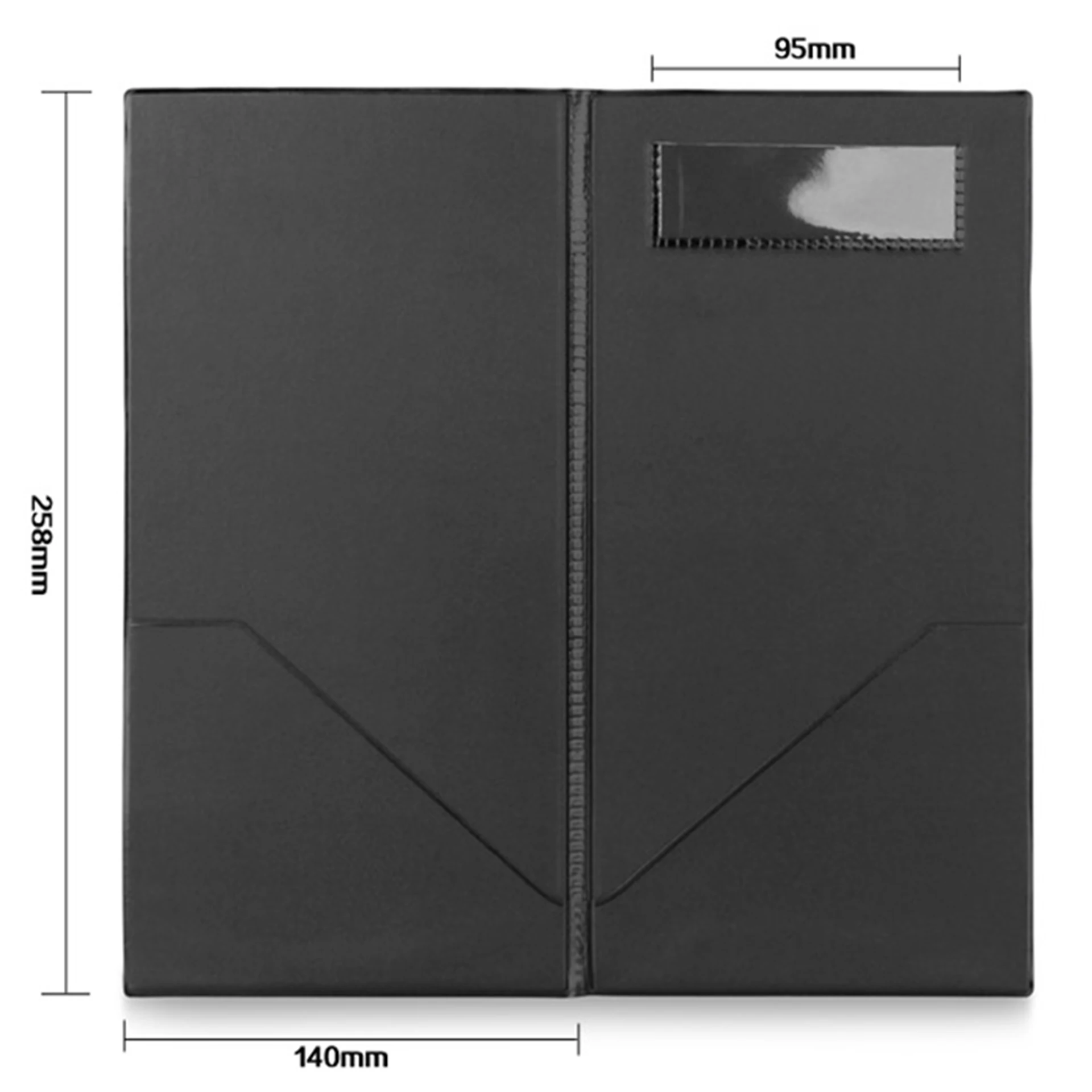Free Shipping Padded Menu Cover Made with Sturdy Leather-Like Material 2 View Booklet “Menu” Metallic Gold Foil 285*140mm | Дом и сад