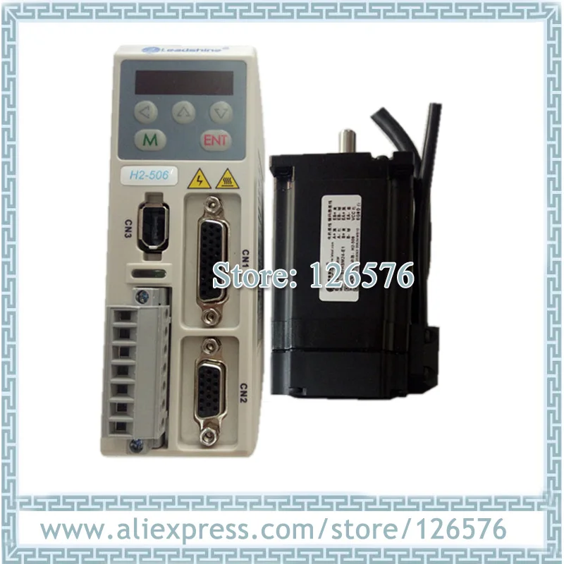 Оригинальный двухфазный гибридный легкий Серводвигатель Leadshine 0.8N. m 57HSM08 E1 + H2 506 20