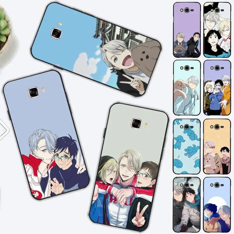 

Hot Yuri On Ice Anime Phone Case for Samsung J 2 3 4 5 6 7 8 prime plus 2018 2017 2016 core