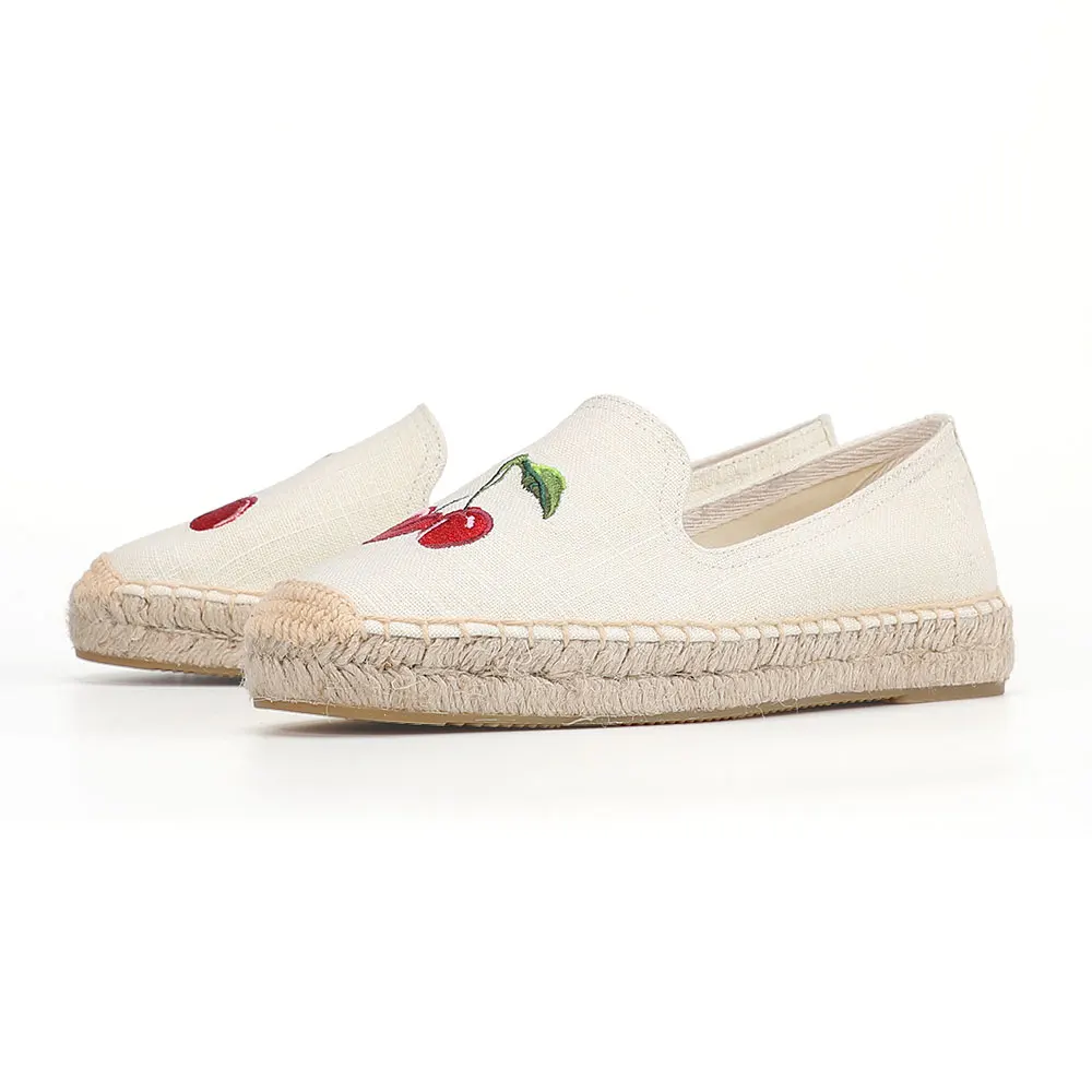 Эспадрильи обувь на плоской подошве модные женские туфли толстой повседневные с