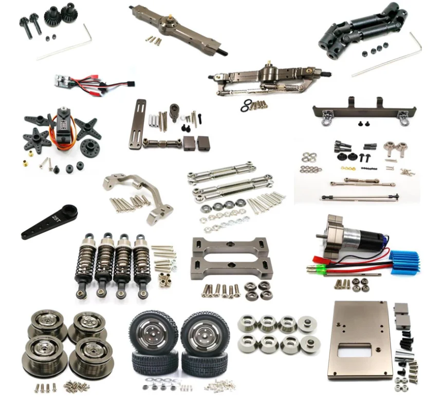 

MN D90 RC car upgrade spare parts shock absorber pull rod seat steering cup drive shaft gear wave box