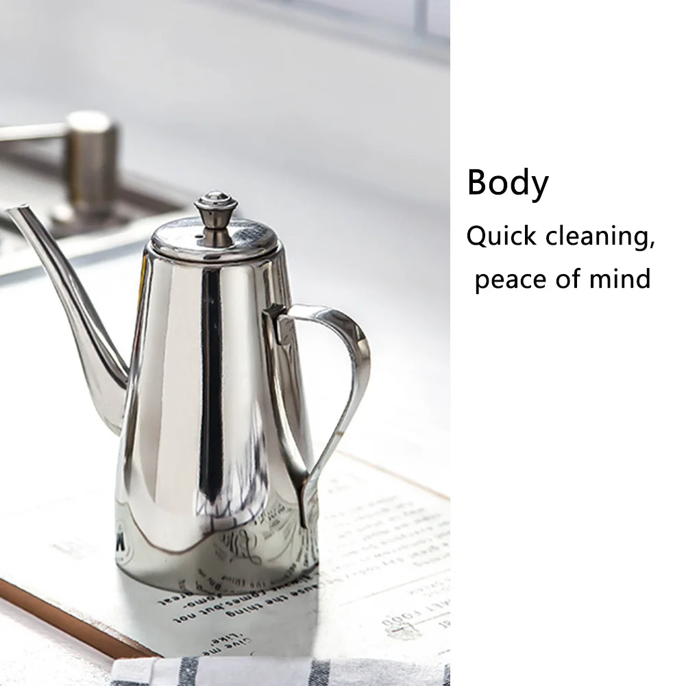 Дозатор для масла кухонный контейнер из нержавеющей стали с крышкой без капель