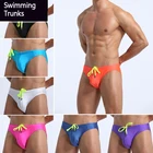 Новые мужские плавки с эффектом пуш-ап, мужские плавки большого размера на шнуровке, одежда для плавания, быстросохнущие пляжные спортивные шорты, купальный костюм, бикини