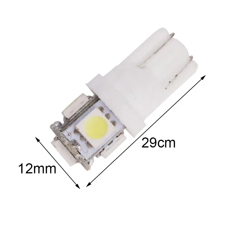 СВЕТОДИОДНЫЙ Автомобильный светильник для чтения 10 шт. T10 5050 5SMD белый клиновидный