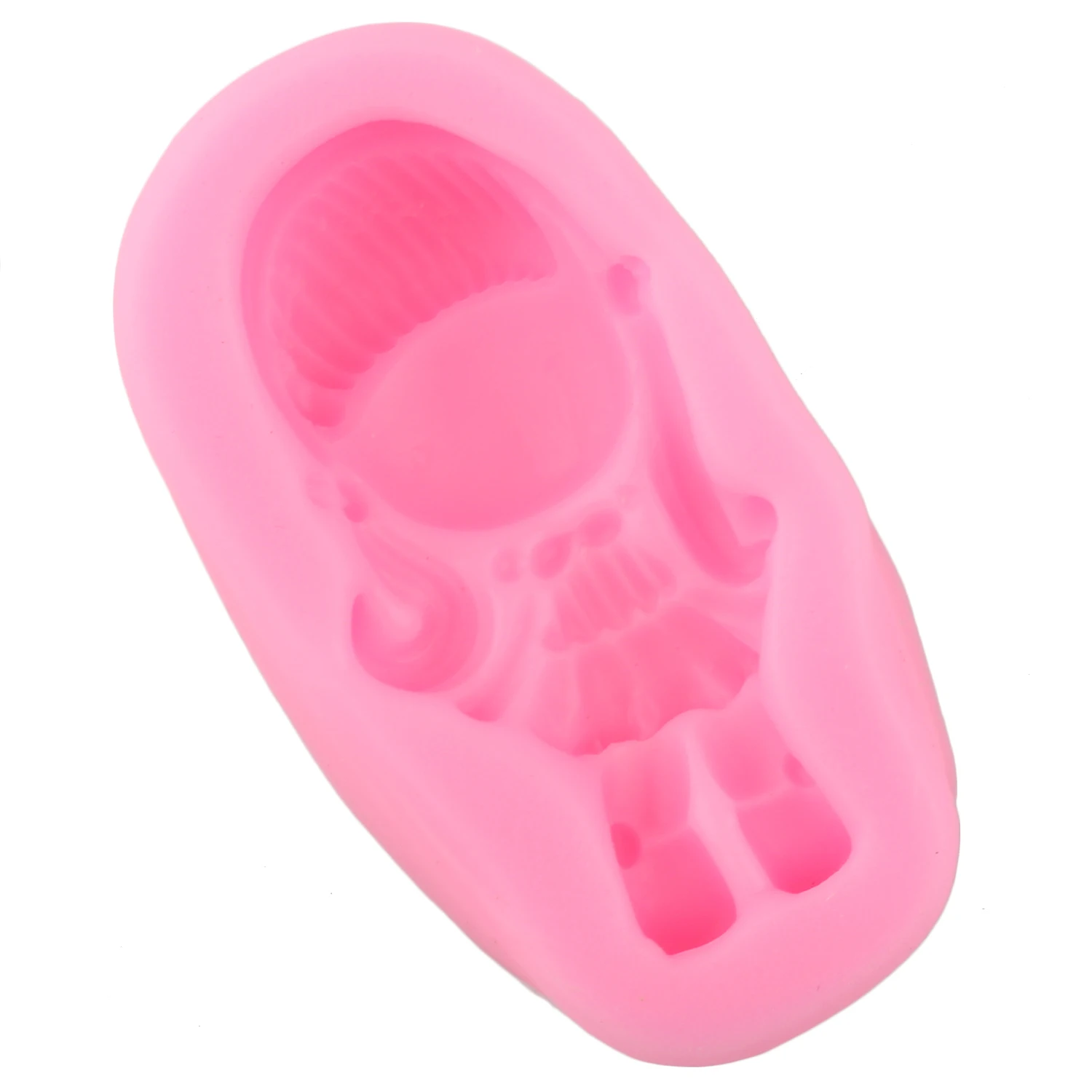 DIY девочки силиконовые формы принцесса кекс Топпер помадка Шоколадные конфеты