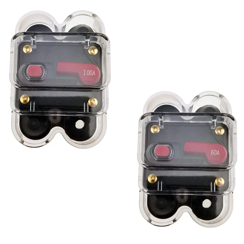 

Promotion! Circuit Breaker Trolling Motor Auto Car Marine Boat Bike Stereo Audio Inline Fuse Inverter with Waterproof Cover