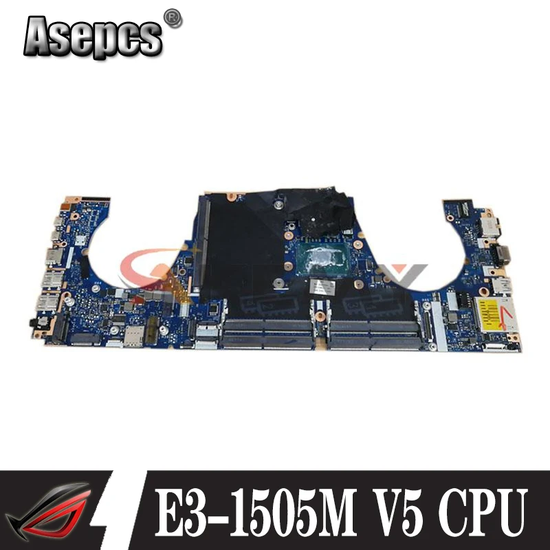 

High quality For HP Zbook 15 G3 Laptop Motherboard APW50 LA-C381P with SR2FN E3-1505M V5 CPU 100% working well