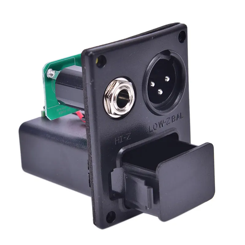 Фото LC-5 5 полос акустической гитары звукосниматель EQ Preamp LCD тюнер пьезо Эквалайзер
