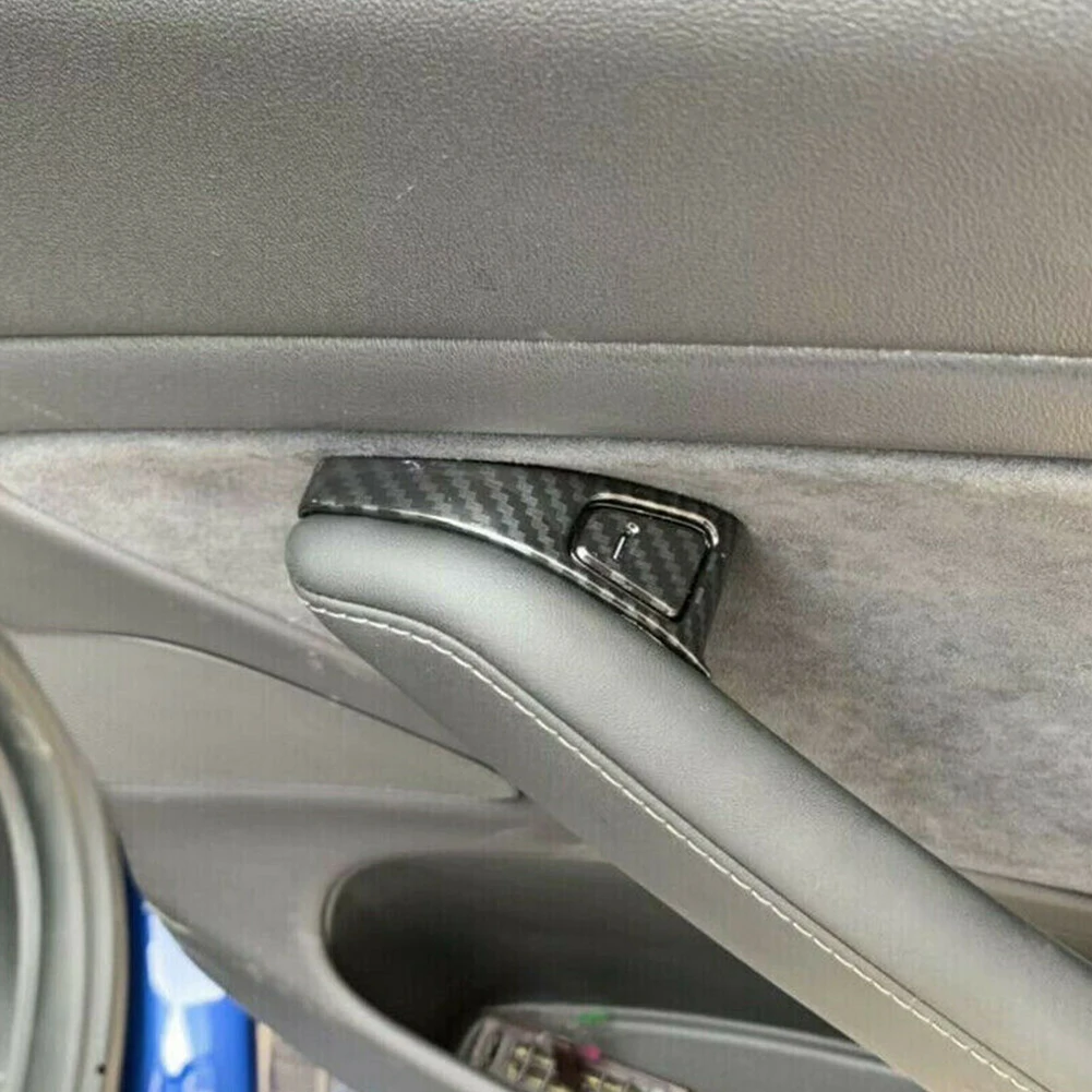 

8Pcs Car Door Lock Switch Button Cover Decoration Sticker for Tesla Model 3 2018 2019 ABS Car Interior Mouldings Car Styling