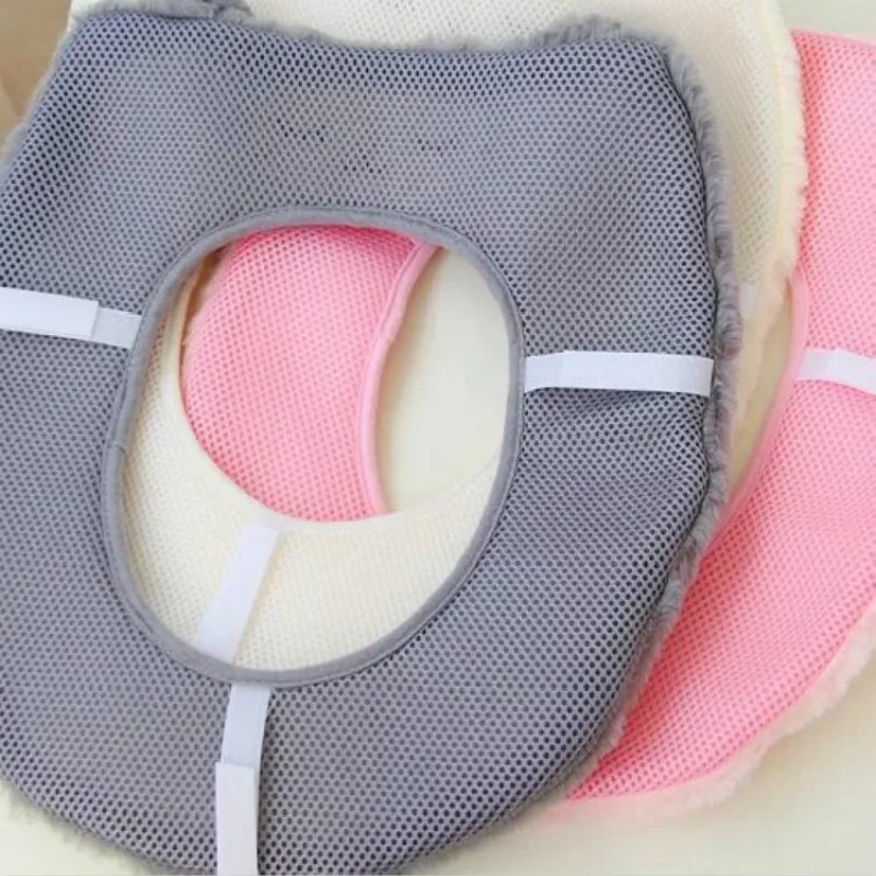 Бархатный Чехол на сиденье для унитаза с кроликом овечкой теплый мягкий чехол