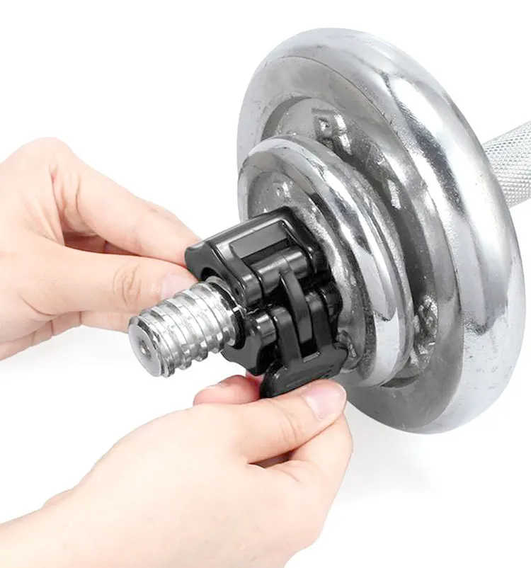1 пара 25 мм Spinlock штангой ошейники воротник замок Dumbell зажимы зажим Вес подъема бар
