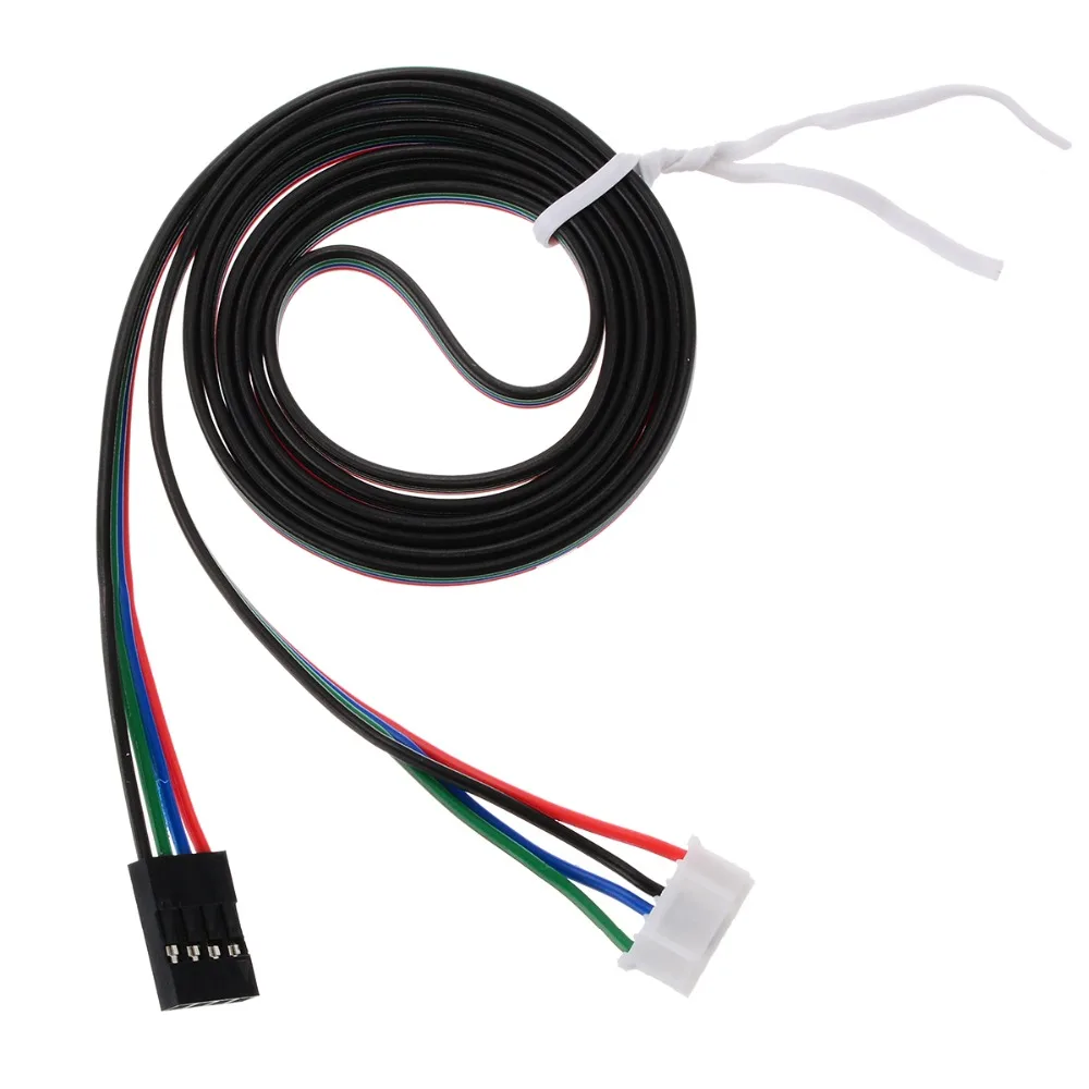 4 шт. 100 см контактный шаговый двигатель кабель провод женский черный белый