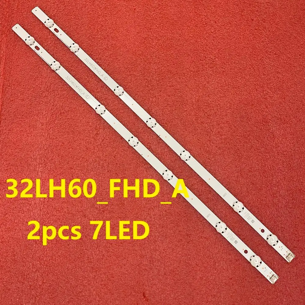 Новый комплект из 2 светодиодных лент для LG 32LH604V 32LH530V 32LH6047 32LH60_FHD_A 32LH60_FHD S L ssc_32