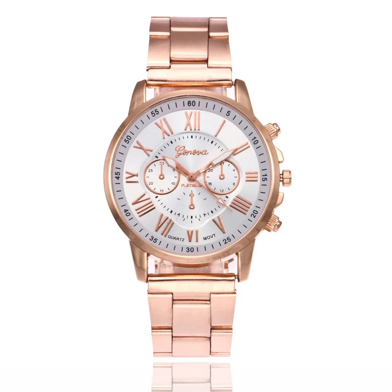 

Reloj Mujer Rose Gold Luxury Women Watch Classic Roman Numerals Watches Ladies Dress Quartz Wristwatch Zegarek damski