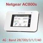 Оригинальный разблокированный сетевой адаптер AirCard 800s Ac800s Cat9 450 Мбитс 4g Mifi dongle 4G Роутер с добавлением кабеля с ретранслятором sim-карты