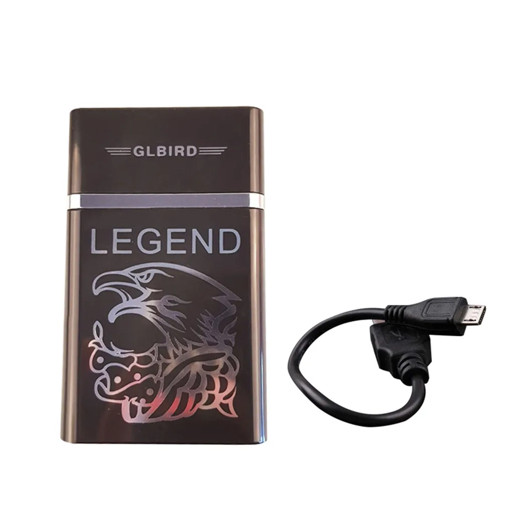 Сигарет электрическая зарядка через USB Перезаряжаемые Беспламенного