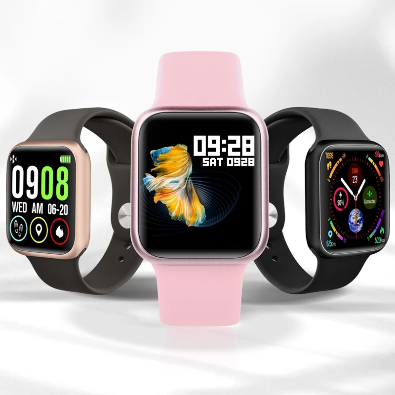 Смарт часы P90 водонепроницаемые с полным касанием пульсометр кровяное давление