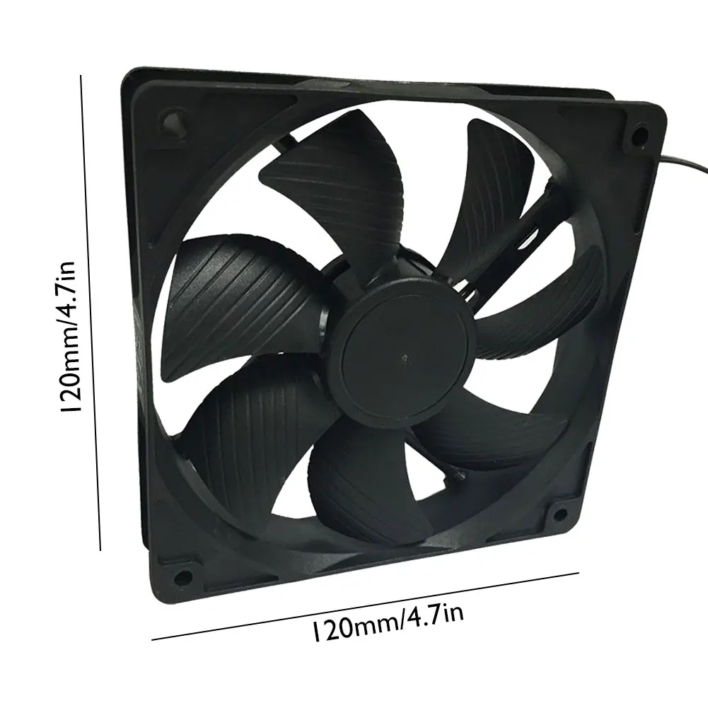 

Fan Cooling 12cm DC 12V 500V Chassis Workstation Cabinet Radiator 120mm 3000RPM Server Fan PC Cooler Accessories HOT SELL