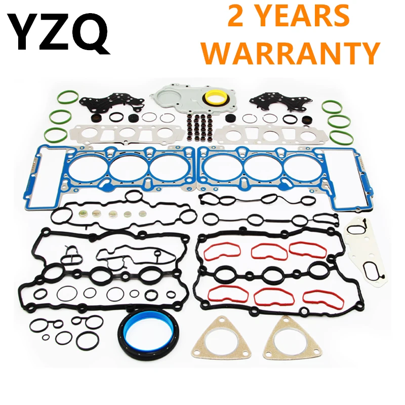 

06E 103 483 Q 06E103149AG 06E103484P 3.0T Engine Repair Rebuild Cylinder Head Valve Gasket Kit Set For VW Touareg Audi A6 Q5 Q7