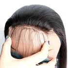 Прямые волосы с застежкой 4x4, прозрачные фронтальные бразильские 100% человеческие волосы с детскими волосами, швейцарские неповрежденные волосы для черных женщин